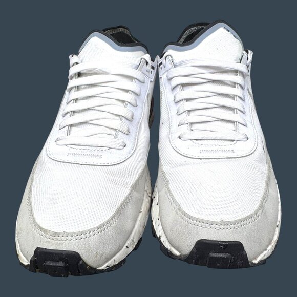 Nike Waffle One Crater NN Mens Size 12 Shoes White Grey Black Sneakers DH775-100 - Picture 12 of 16